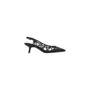 ASH Black Leather High Heel Women's Pumps